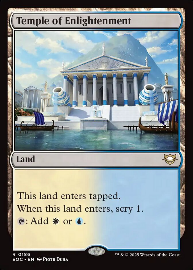 MTG Card Title: Temple of Enlightenment EOC/186