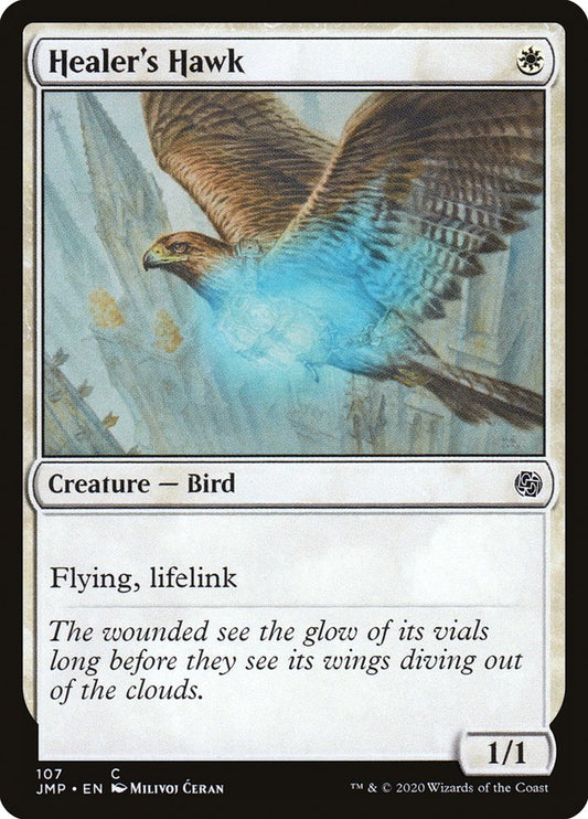MTG Card Title: Healer's Hawk JMP/107