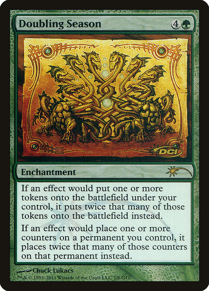 MTG Card Title: Doubling Season G11/7