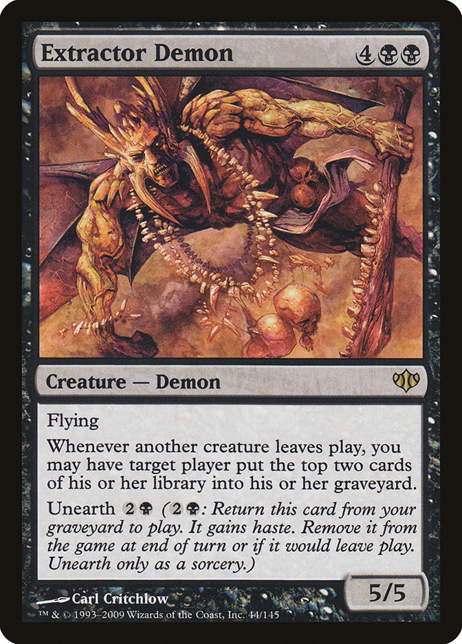 MTG Card Title: Extractor Demon CON/44
