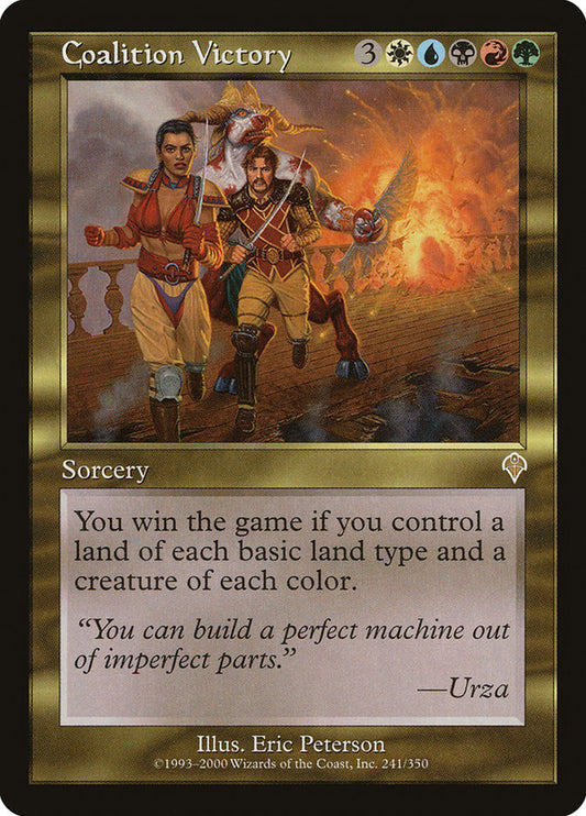 MTG Card Title: Coalition Victory INV/241