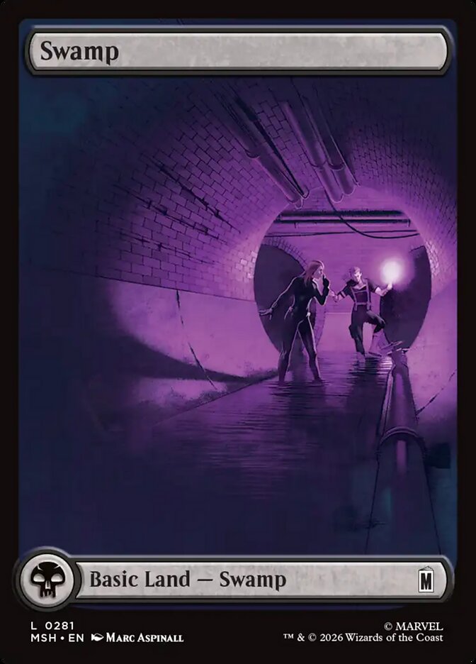 MTG Card Title: Swamp MSH/281