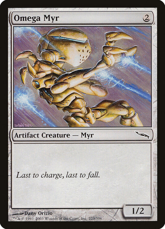 MTG Card Title: Omega Myr MRD/223