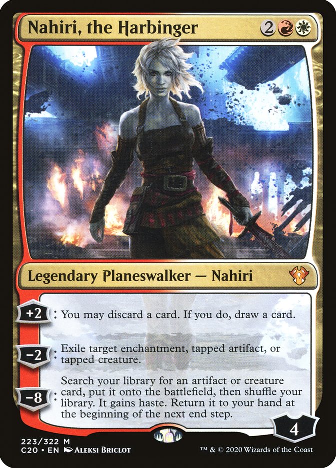 MTG Card Title: Nahiri, the Harbinger C20/223