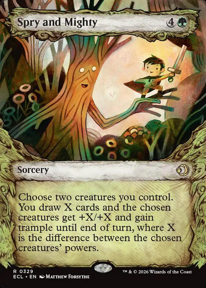 MTG Card Title: Spry and Mighty ECL/329