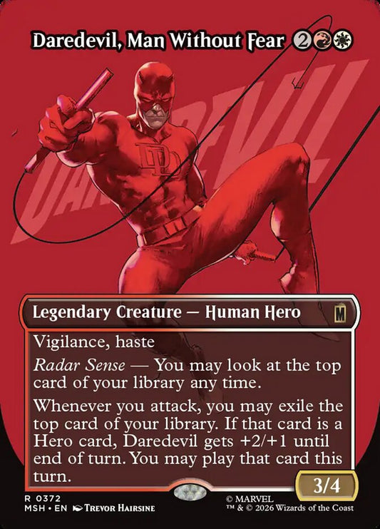 MTG Card Title: Daredevil, Man Without Fear MSH/372