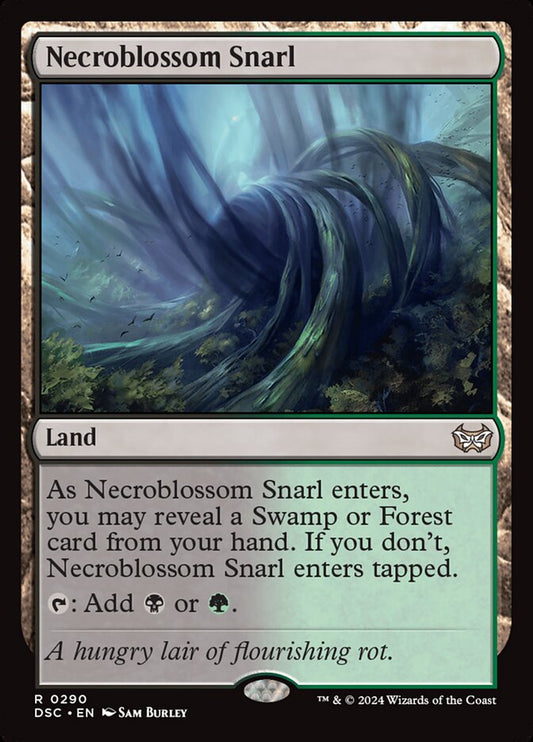 MTG Card Title: Necroblossom Snarl DSC/290