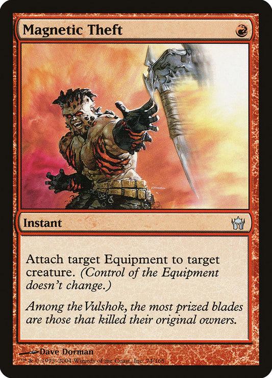 MTG Card Title: Magnetic Theft 5DN/74
