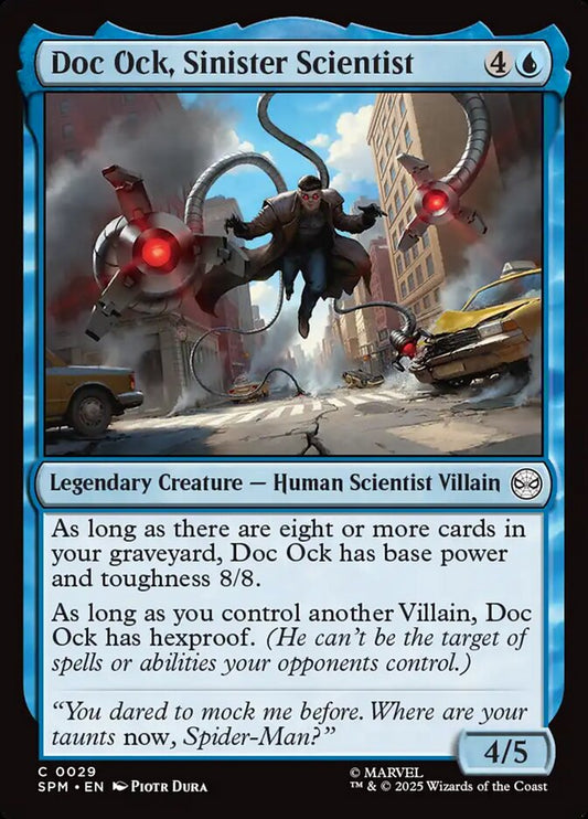 MTG Card Title: Doc Ock, Sinister Scientist SPM/29