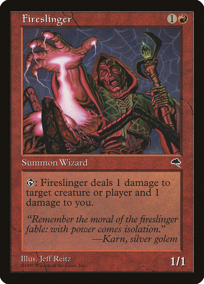 MTG Card Title: Fireslinger TMP/173