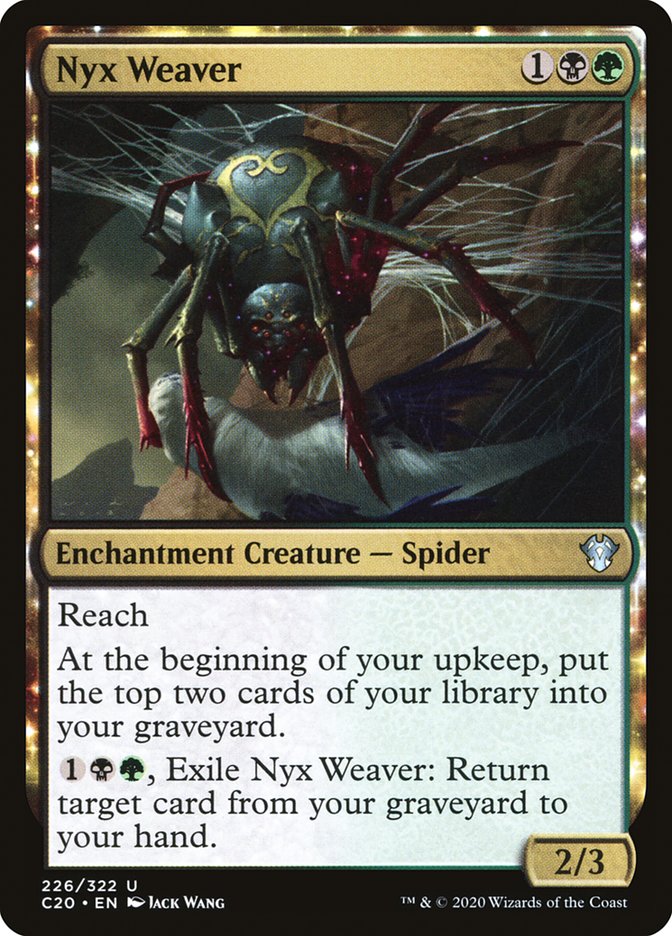 MTG Card Title: Nyx Weaver C20/226