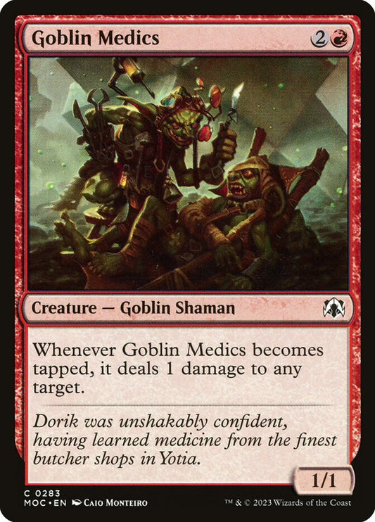 MTG Card Title: Goblin Medics MOC/283