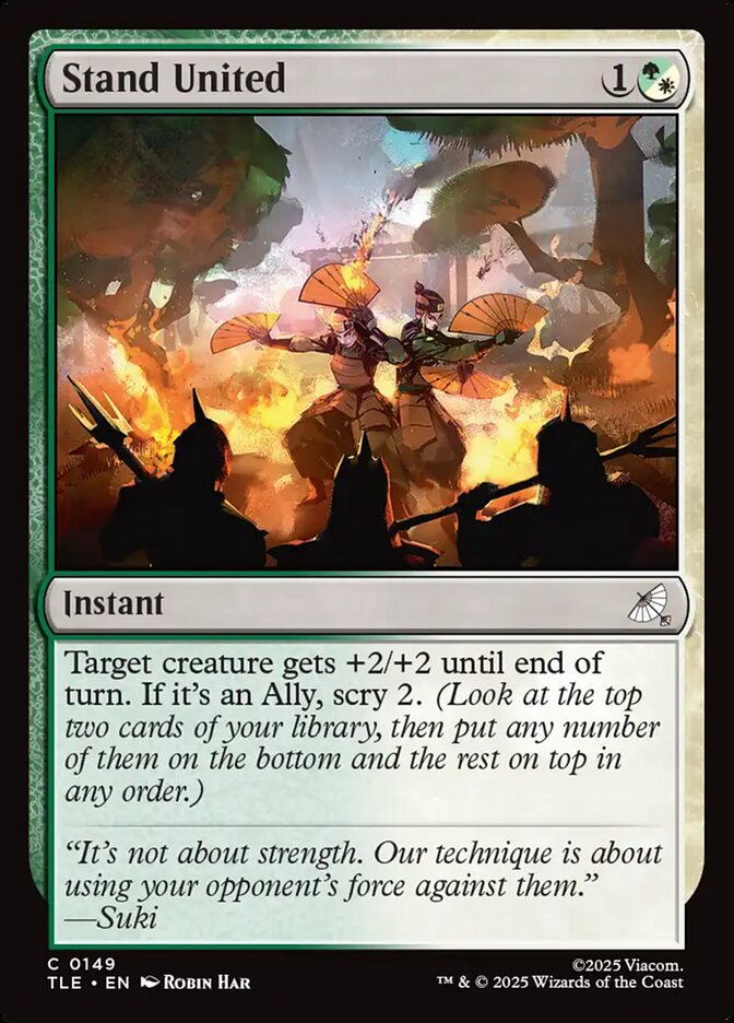 MTG Card Title: Stand United TLE/149