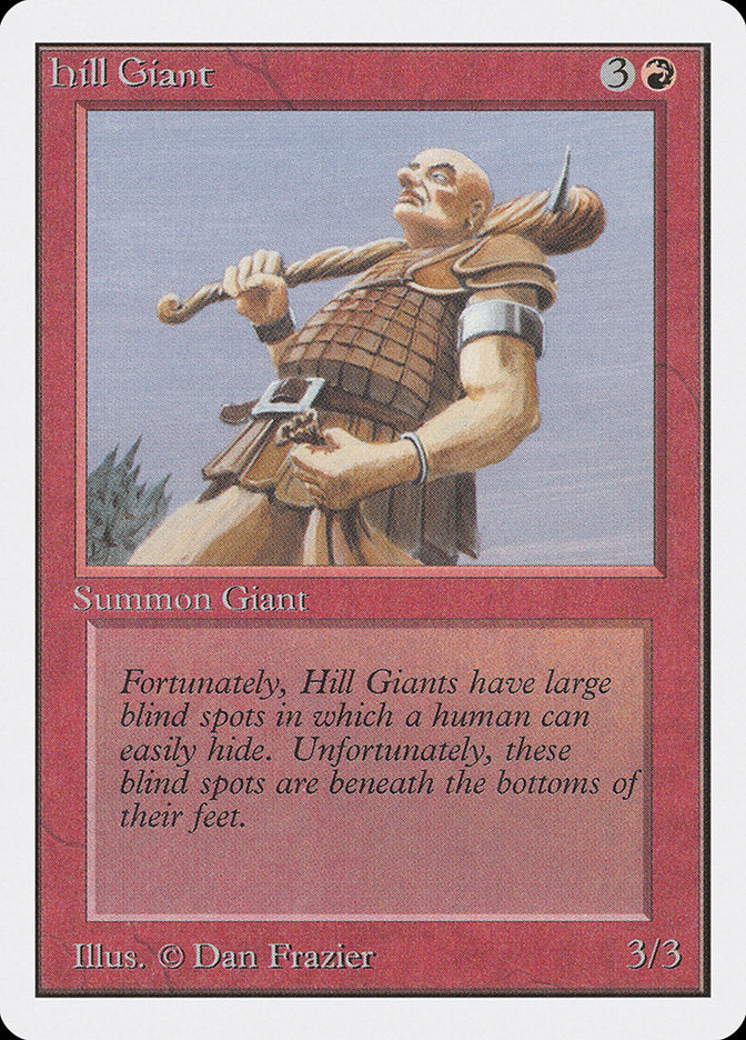 MTG Card Title: Hill Giant 2ED/158