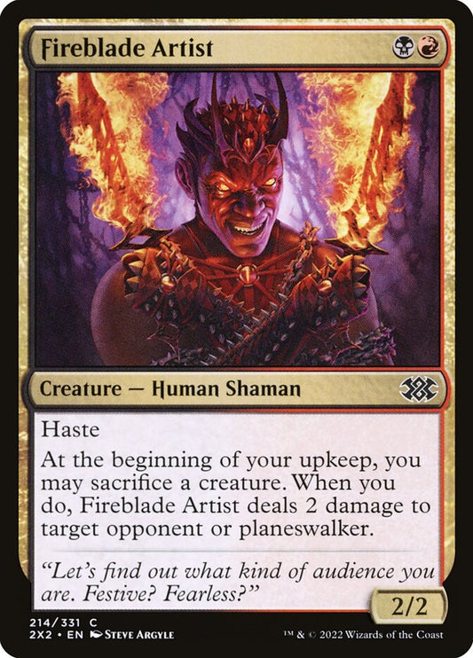 MTG Card Title: Fireblade Artist 2X2/214