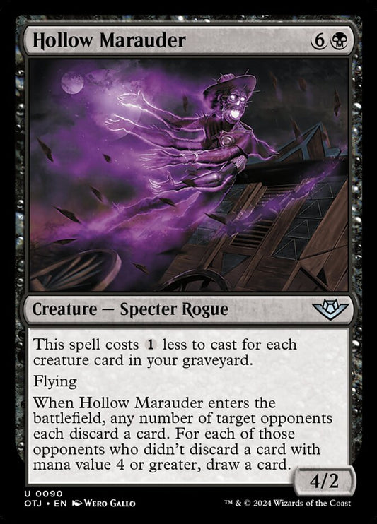 MTG Card Title: Hollow Marauder OTJ/90