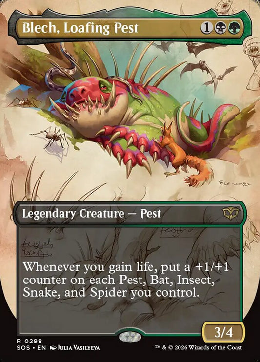 MTG Card Title: Blech, Loafing Pest SOS/298