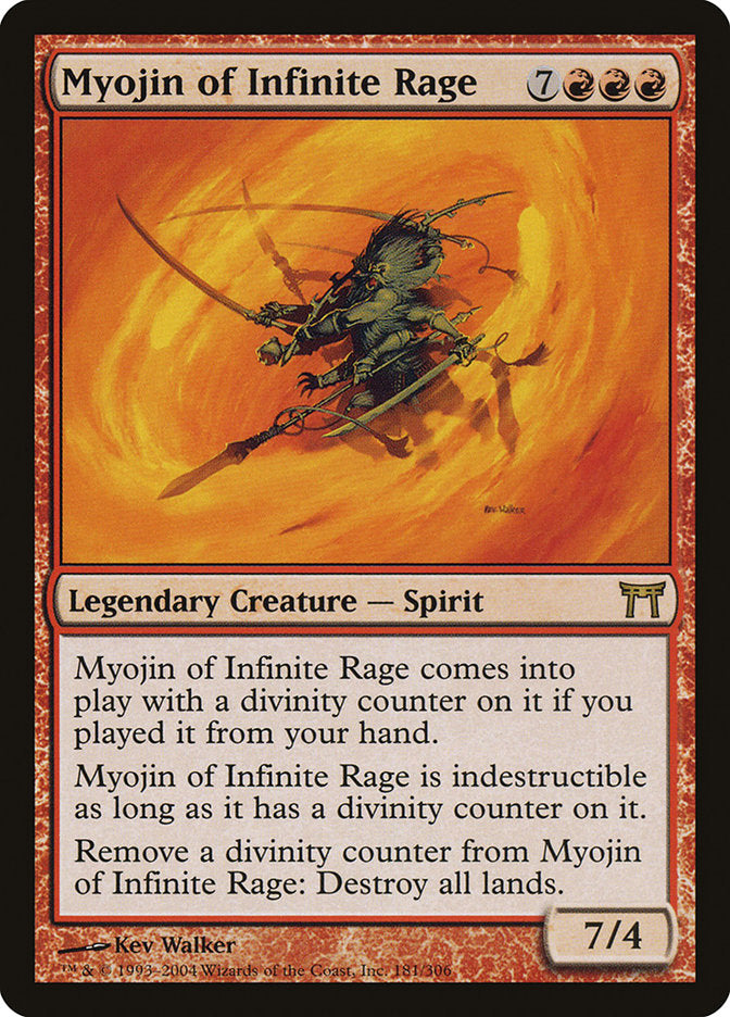 MTG Card Title: Myojin of Infinite Rage CHK/181