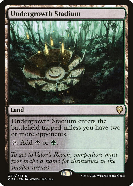 MTG Card Title: Undergrowth Stadium CMR/359