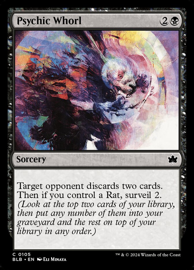 MTG Card Title: Psychic Whorl BLB/105