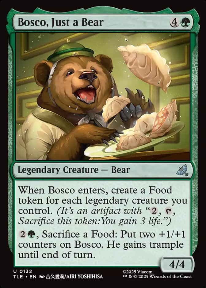 MTG Card Title: Bosco, Just a Bear TLE/132