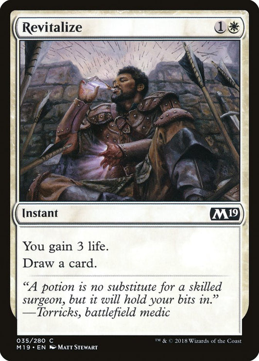 MTG Card Title: Revitalize M19/35
