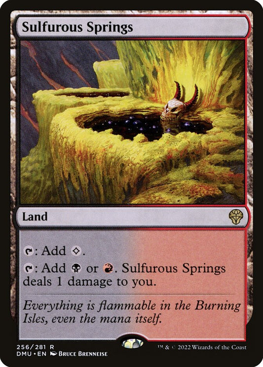 MTG Card Title: Sulfurous Springs DMU/256