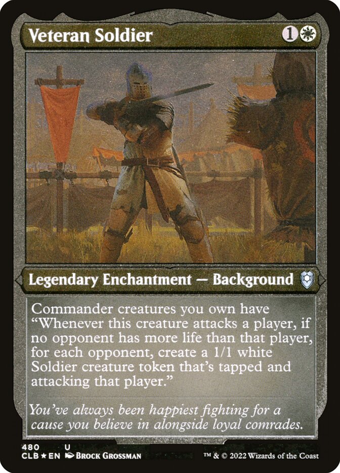 MTG Card Title: Veteran Soldier CLB/480