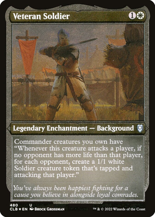 MTG Card Title: Veteran Soldier CLB/480