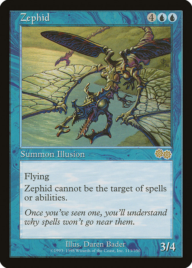 MTG Card Title: Zephid USG/113