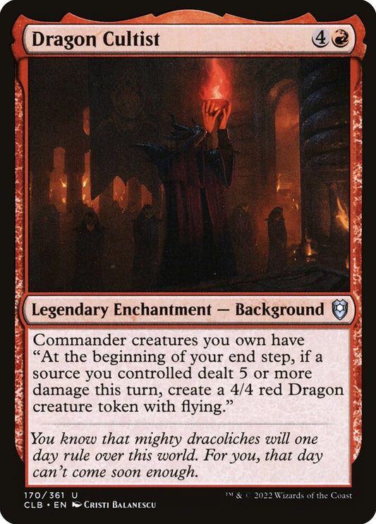 MTG Card Title: Dragon Cultist CLB/170