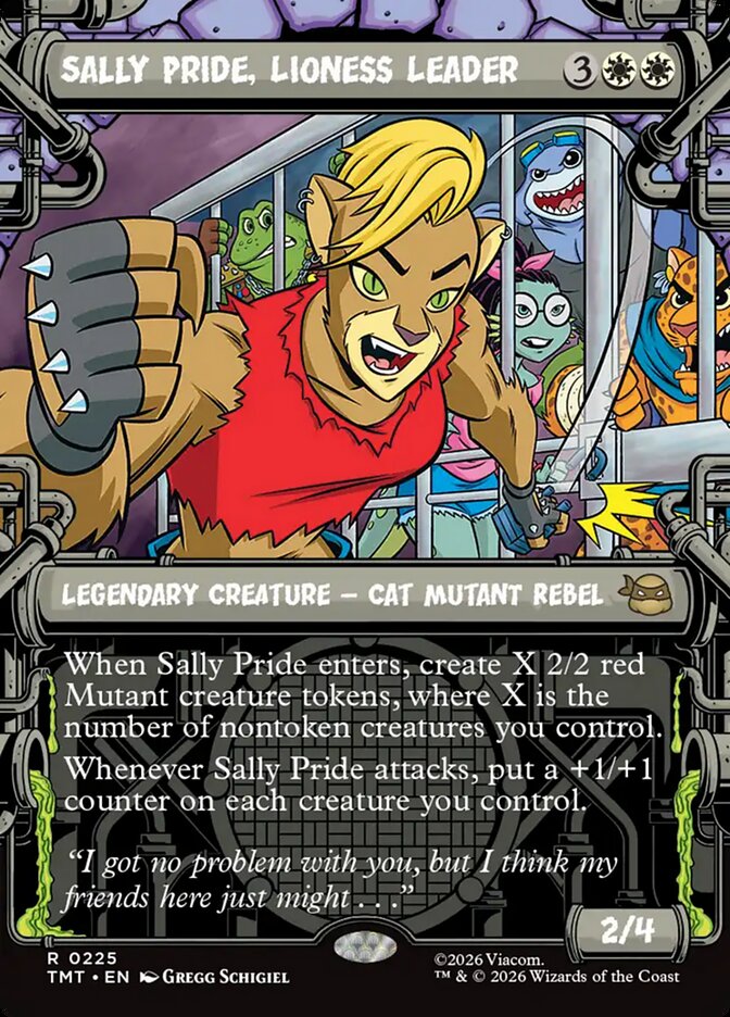 MTG Card Title: Sally Pride, Lioness Leader TMT/225