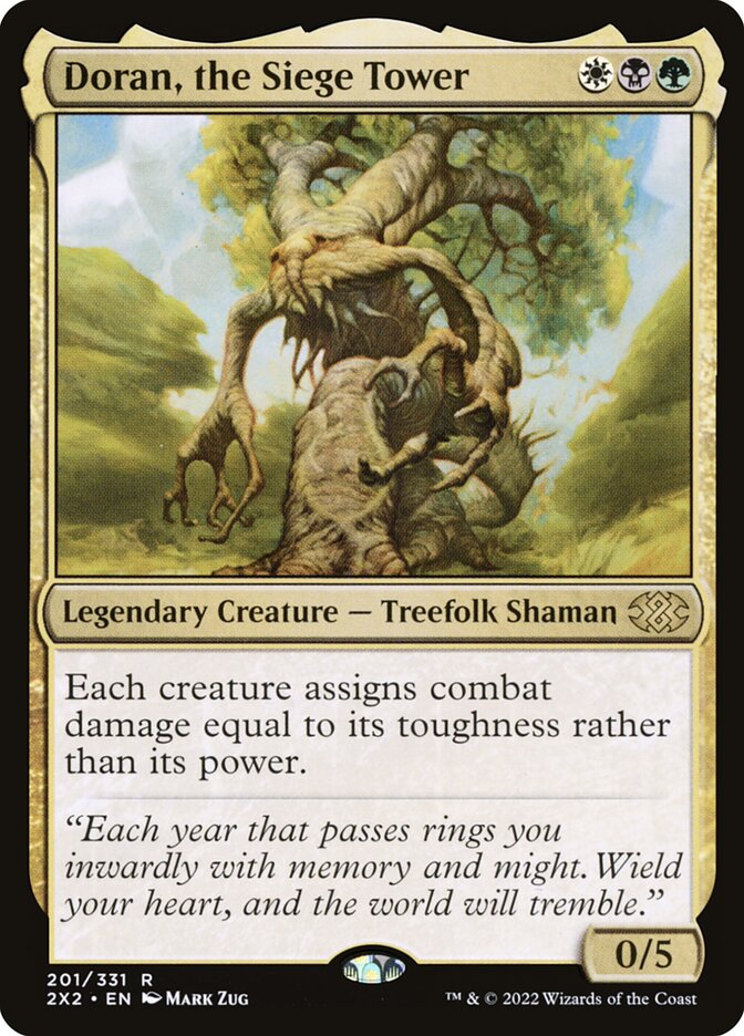 MTG Card Title: Doran, the Siege Tower 2X2/201