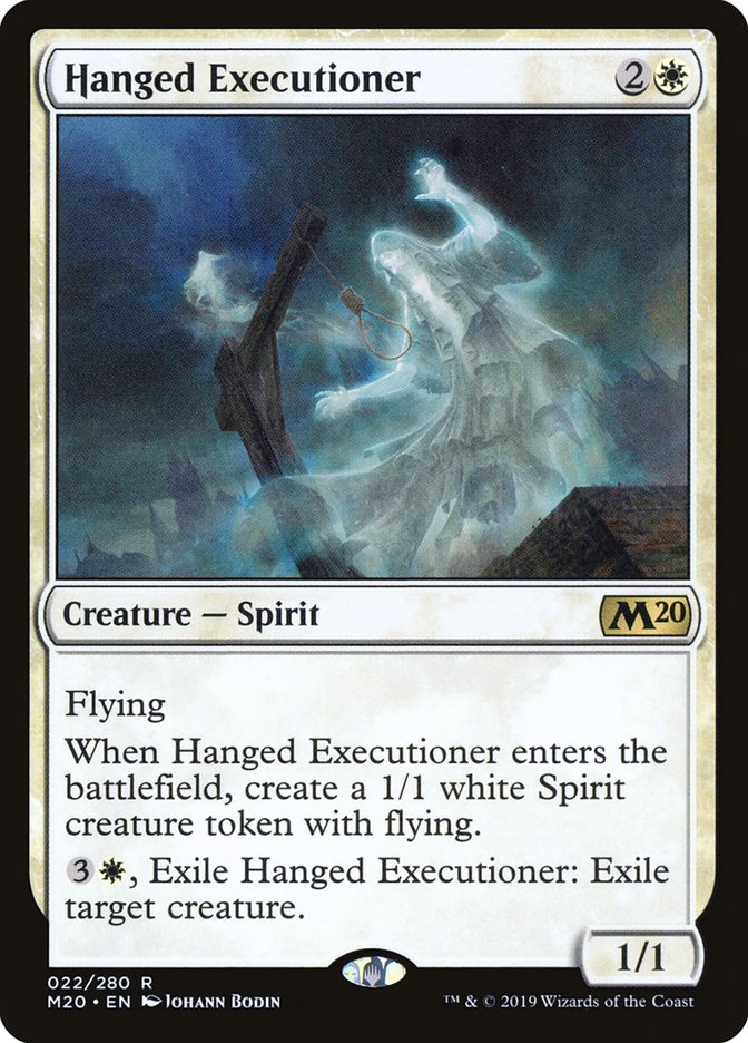 MTG Card Title: Hanged Executioner M20/22