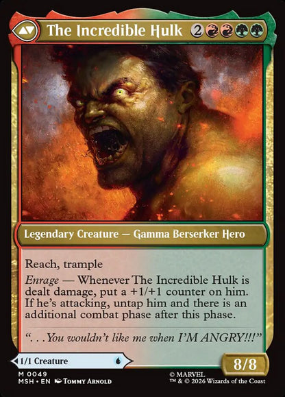 Bruce Banner // The Incredible Hulk MSH/49