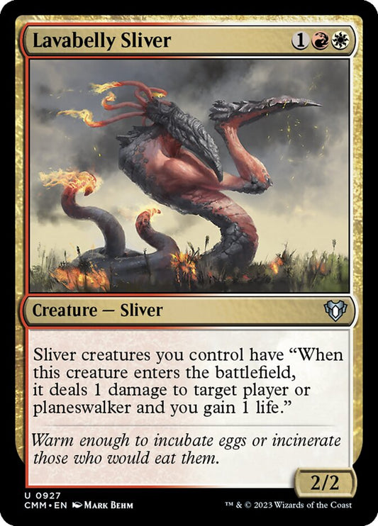 MTG Card Title: Lavabelly Sliver CMM/927