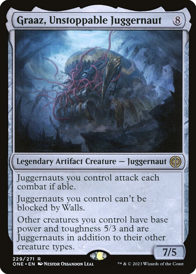 MTG Card Title: Graaz, Unstoppable Juggernaut ONE/229