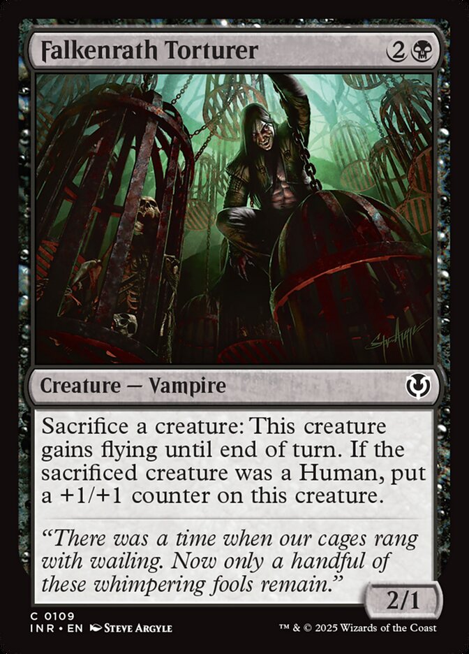 MTG Card Title: Falkenrath Torturer INR/109