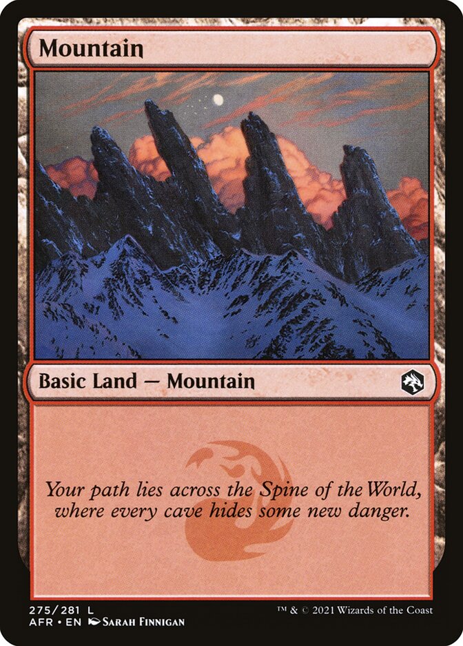 MTG Card Title: Mountain AFR/275