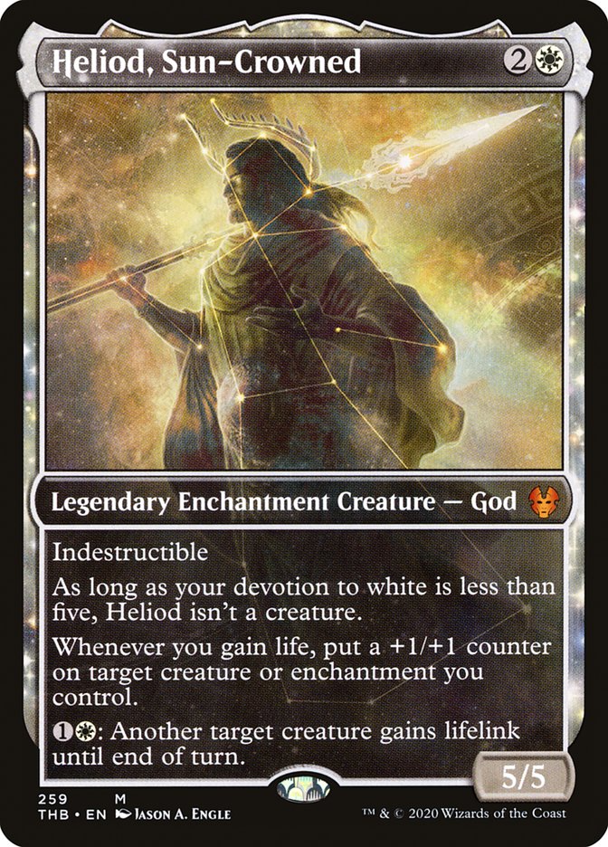 MTG Card Title: Heliod, Sun-Crowned THB/259
