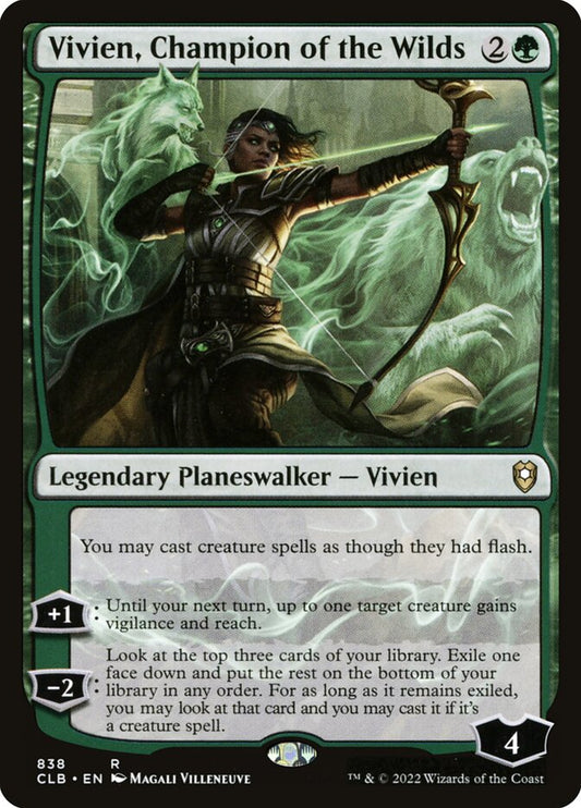 MTG Card Title: Vivien, Champion of the Wilds CLB/838