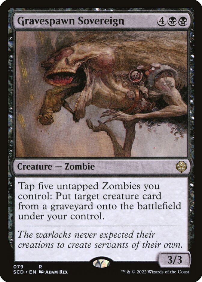 MTG Card Title: Gravespawn Sovereign SCD/79