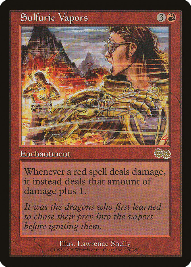 MTG Card Title: Sulfuric Vapors USG/220