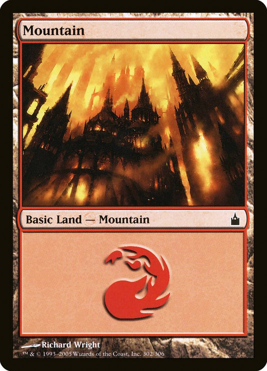MTG Card Title: Mountain RAV/302