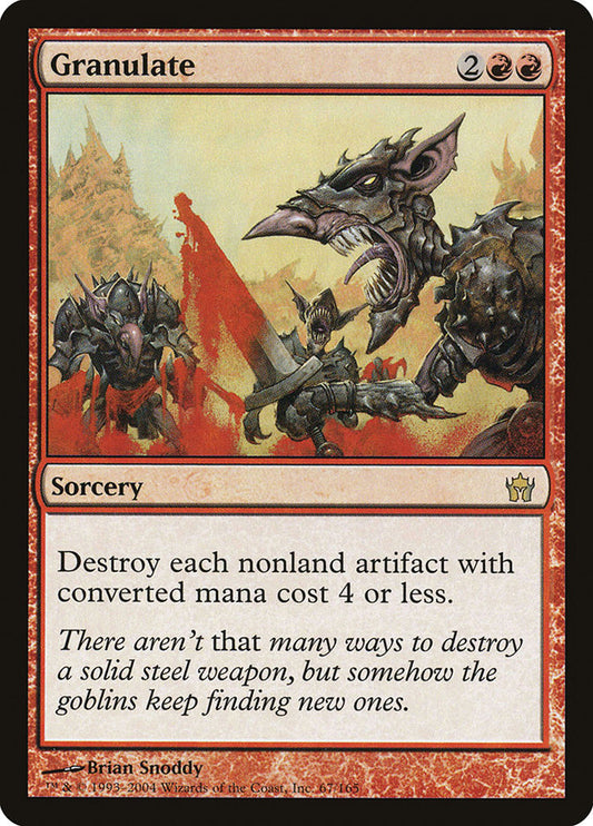 MTG Card Title: Granulate 5DN/67