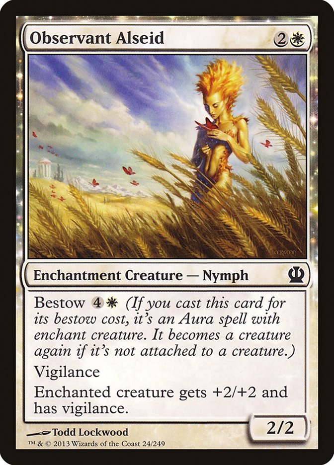 MTG Card Title: Observant Alseid THS/24