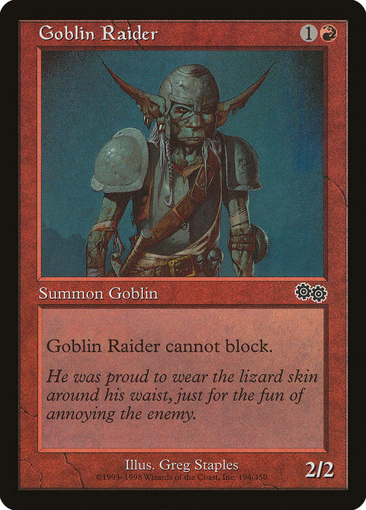 MTG Card Title: Goblin Raider USG/194