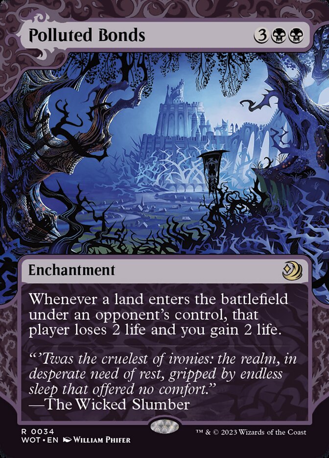 MTG Card Title: Polluted Bonds WOT/34