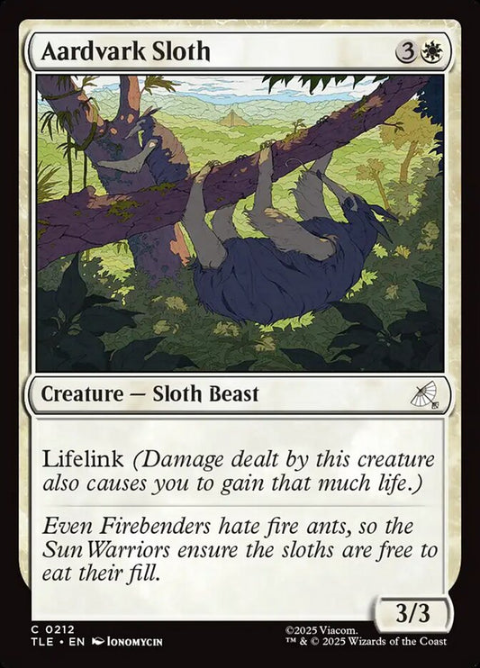 MTG Card Title: Aardvark Sloth TLE/212