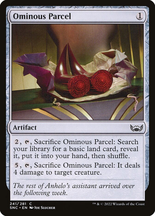 MTG Card Title: Ominous Parcel SNC/241